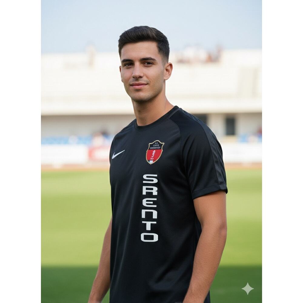 Nike AC Città di Sorrento 1967 Soccer Jersey Black Men’s L - Picture 1 of 7